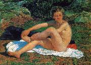 Alexander Ivanov Nude Boy painting